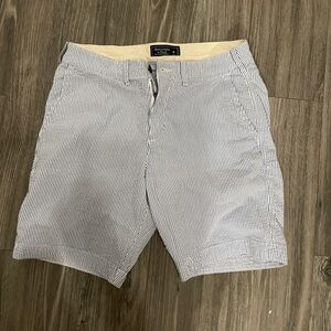 Blue Striped Men’s Abercrombie & Fitch Shorts